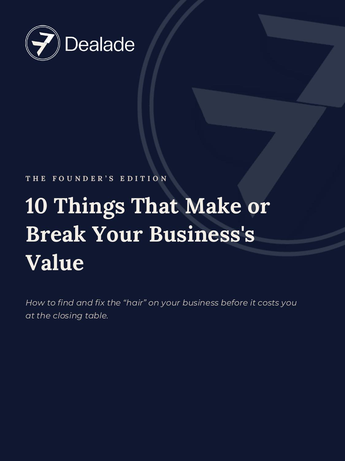 The Seller's M&A Playbook, a 42-page guide